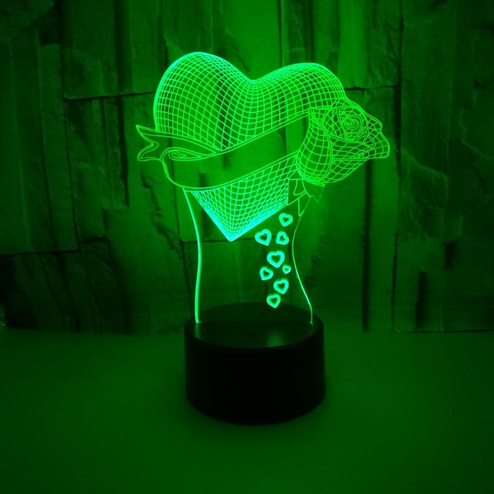 Vibrant 3D glow lamp