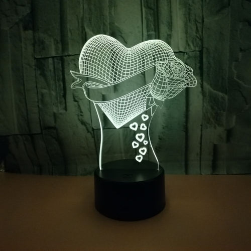 Vibrant 3D glow lamp