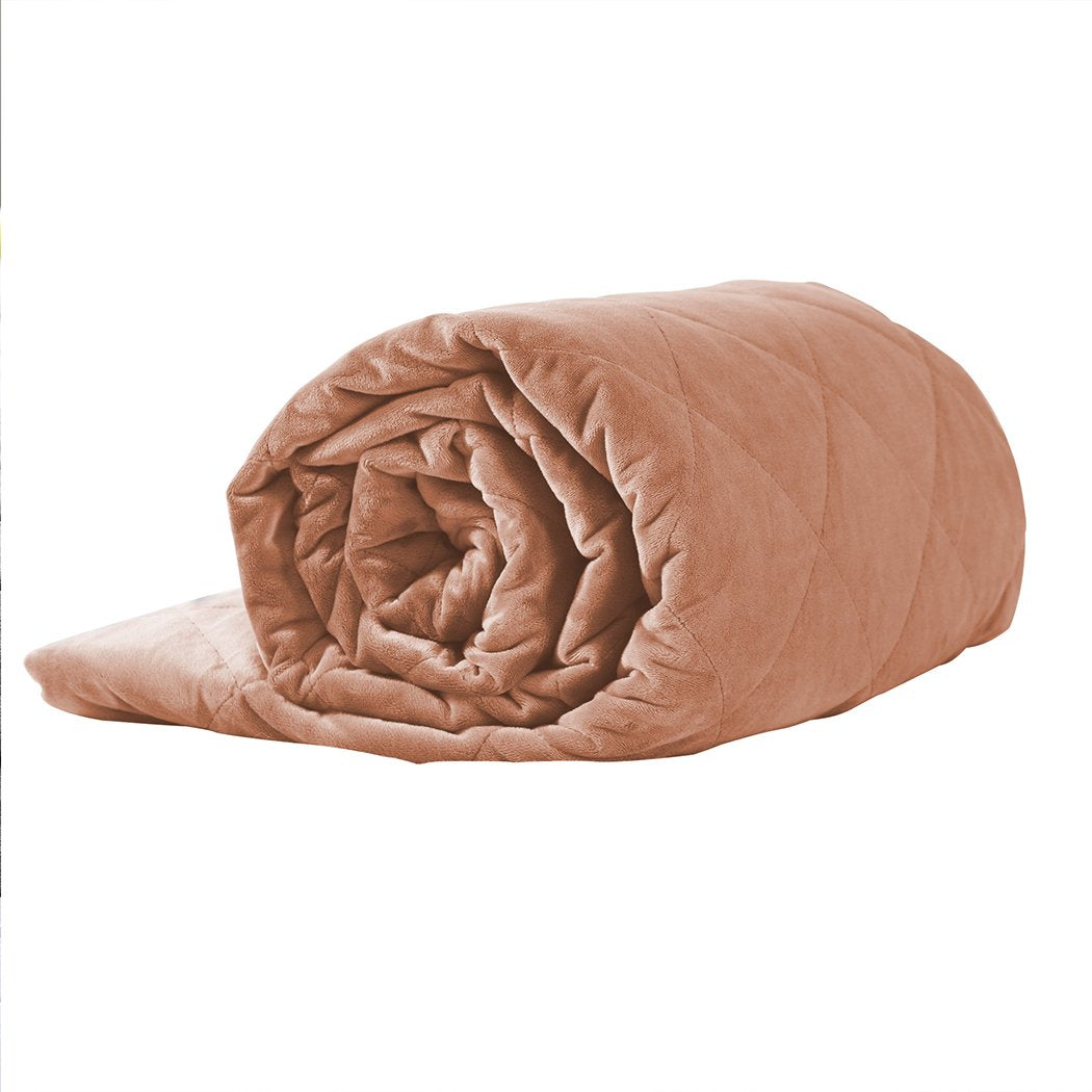 DreamZ 9KG Anti Anxiety Weighted Blanket Gravity Blankets Royal Pink