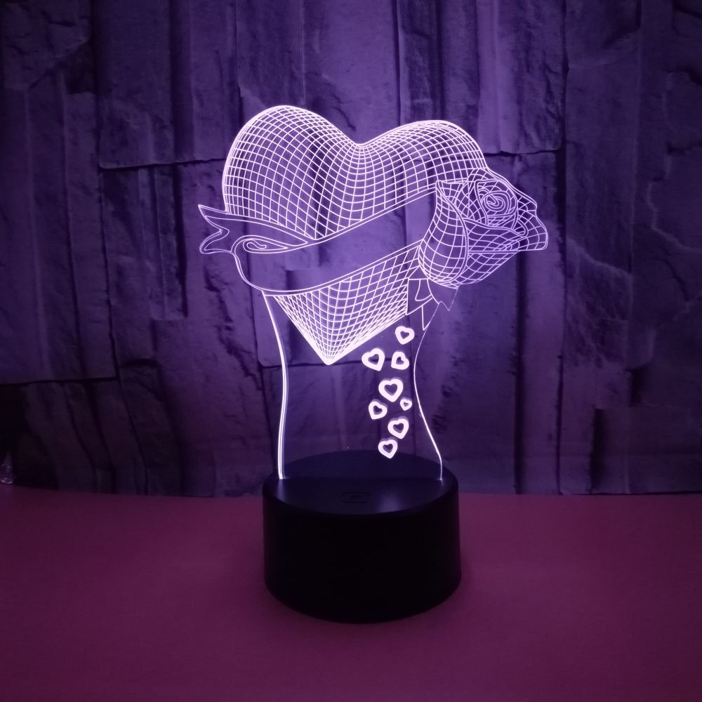 Vibrant 3D glow lamp