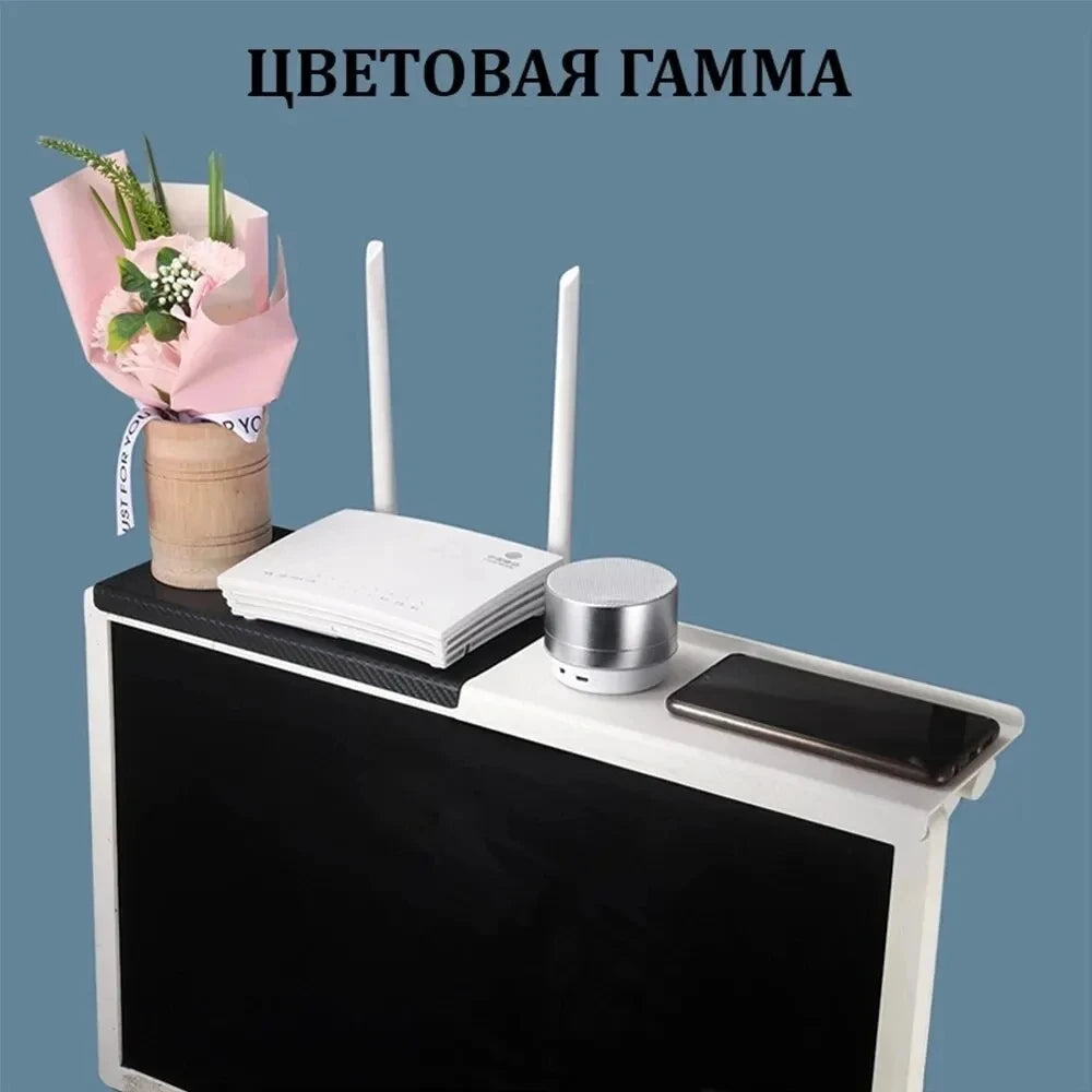 1pc hot selling computer and TV screen top storage rack wireless
